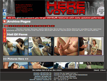 Tablet Screenshot of herevoyeur.tv